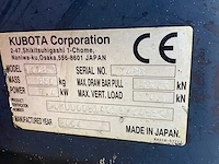 2004 kubota k008-3 minigraafmachine - afbeelding 7 van  15