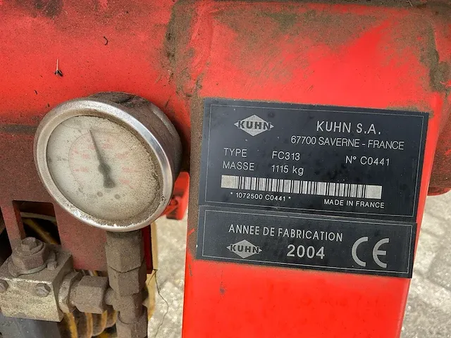 2004 kuhn fc 313 achtermaaier - afbeelding 7 van  15