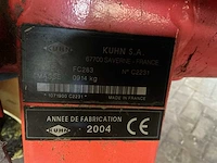 2004 kuhn fc283 maaimachine met kneuzer - afbeelding 8 van  16