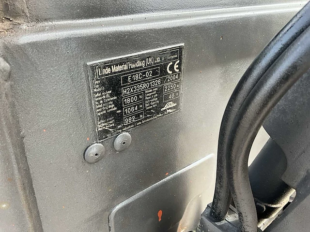 2004 linde e18c-02 vorkheftruck - afbeelding 5 van  13