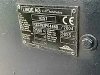 2004 linde h25t vorkheftruck - afbeelding 8 van  16