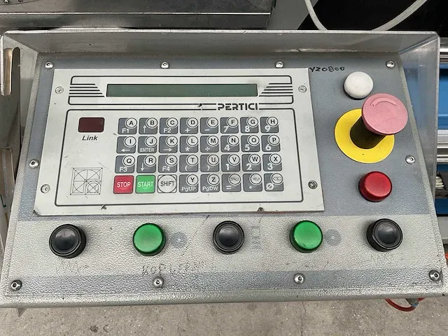 2004 pertici univer 500a2k dubbele aluminium verstek afkortcirkelzaagmachine - afbeelding 10 van  12