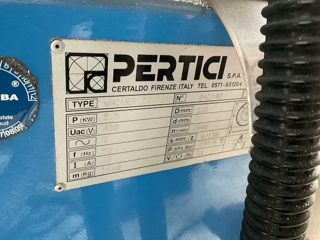 2004 pertici univer 500a2k dubbele aluminium verstek afkortcirkelzaagmachine - afbeelding 11 van  12