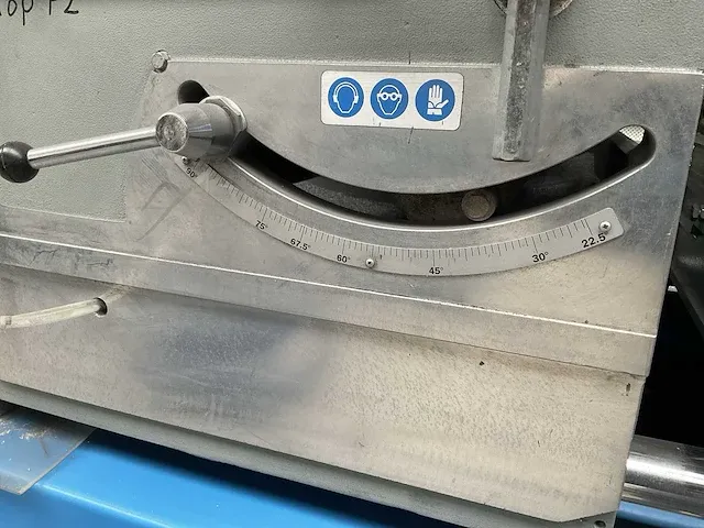 2004 pertici univer 500a2k dubbele aluminium verstek afkortcirkelzaagmachine - afbeelding 6 van  12