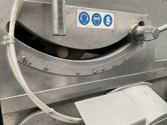 2004 pertici univer 500a2k dubbele aluminium verstek afkortcirkelzaagmachine - afbeelding 7 van  12