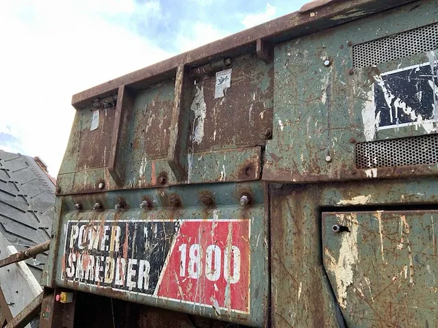 2004 powerscreen afzetbare stationaire powershredder 1800 “haakarm” - afbeelding 10 van  25