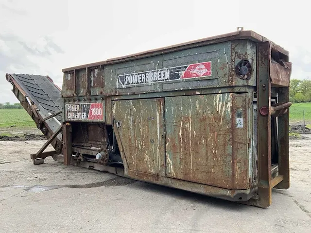 2004 powerscreen afzetbare stationaire powershredder 1800 “haakarm” - afbeelding 12 van  25