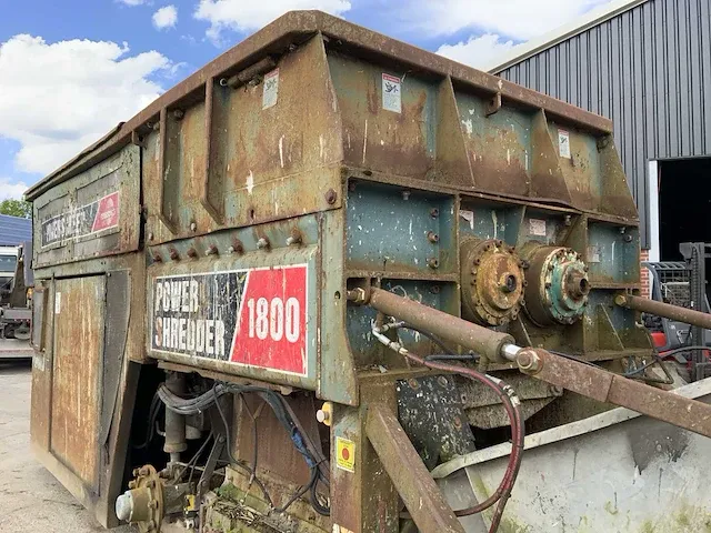 2004 powerscreen afzetbare stationaire powershredder 1800 “haakarm” - afbeelding 23 van  25