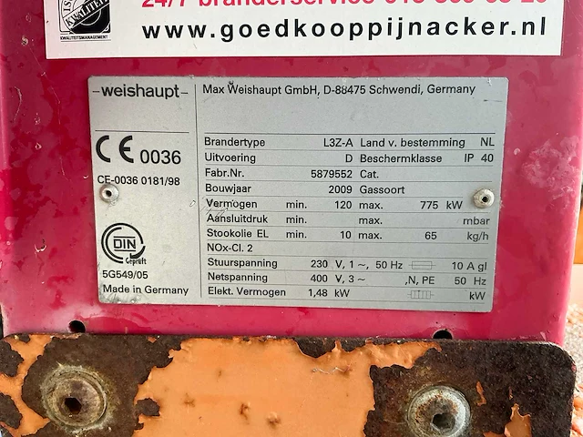 2004 regero 600 stoommachine - afbeelding 35 van  40