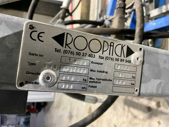 2004 roopack 230 spimaro spinazie/babyleaf zwad maaimachine - afbeelding 10 van  18