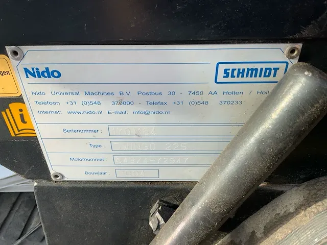 2004 schmidt compact 200 veegmachine - afbeelding 15 van  24