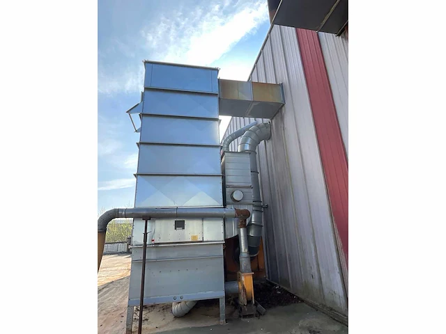 2004 schuko spaan/stof afzuiginstallaties v.v. 45kw aanzuigventilator, 11kw transportventilator, besturingskasten en filterzakken - afbeelding 12 van  24