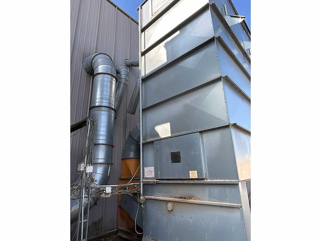 2004 schuko spaan/stof afzuiginstallaties v.v. 45kw aanzuigventilator, 11kw transportventilator, besturingskasten en filterzakken - afbeelding 16 van  24