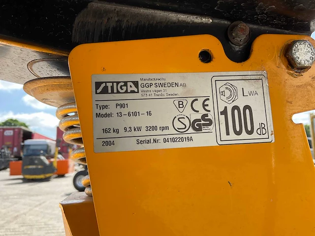 2004 stiga park compact p901 zitmaaier - afbeelding 10 van  15