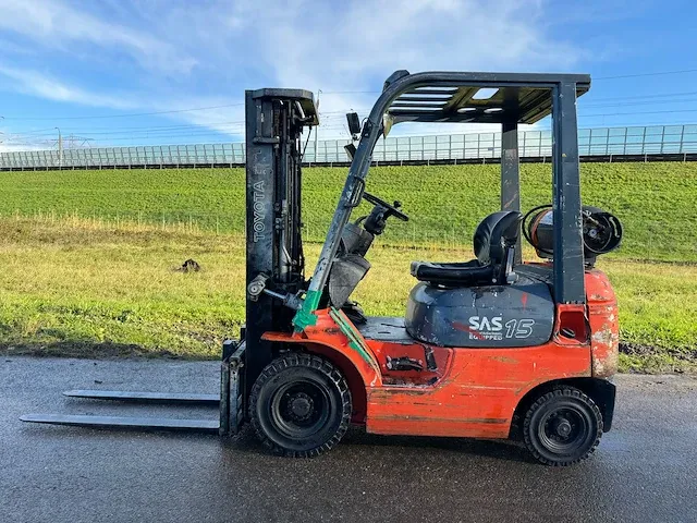 2004 toyota 42-7fgf15 vorkheftruck - afbeelding 5 van  12