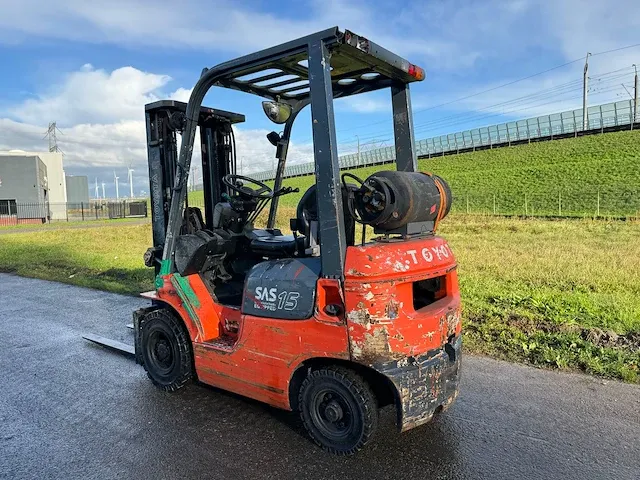 2004 toyota 42-7fgf15 vorkheftruck - afbeelding 6 van  12