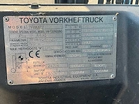2004 toyota 7fbmf25 vorkheftruck - afbeelding 7 van  17