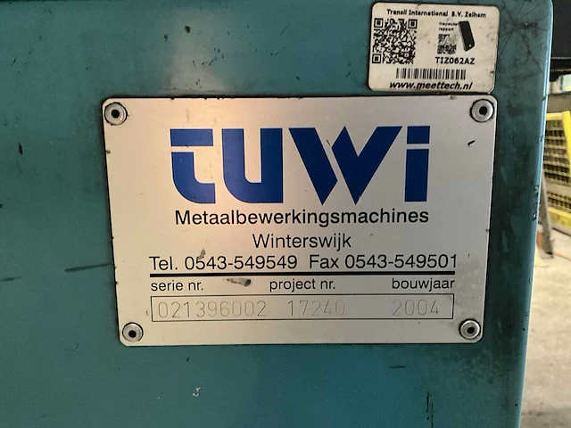 2004 tuwi b350 shi-e lintzaagmachine - afbeelding 6 van  23