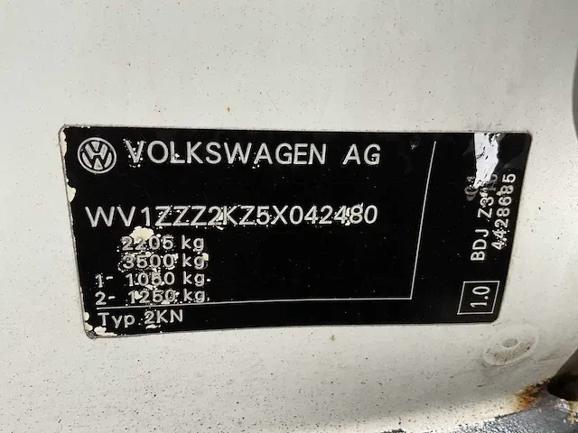 2004 volkswagen caddy 2.0 sdi bedrijfswagen - afbeelding 5 van  14