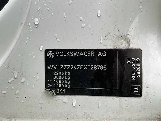 2004 volkswagen caddy sdi bedrijfswagen bestelauto - afbeelding 11 van  21