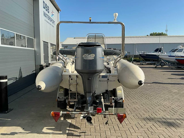 2004 zodiac pro rib rubberboot met trailer. - afbeelding 22 van  27