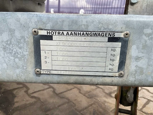 2005 - hotrarijs - vt-2000s - paardentrailer - afbeelding 2 van  10