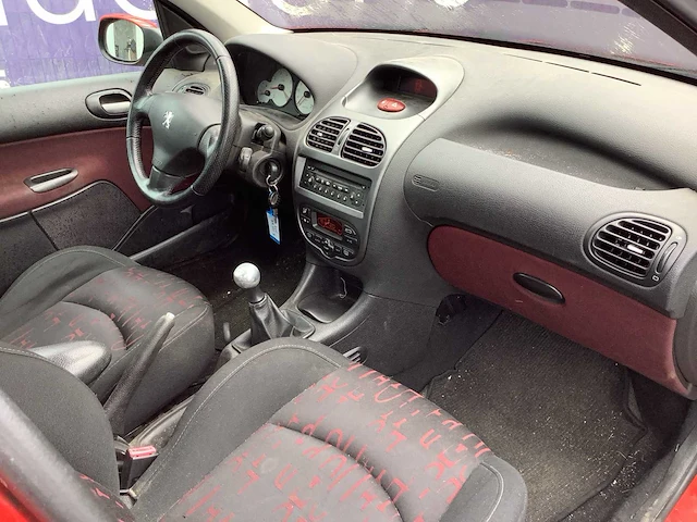 2005 - peugeot - 206 - 1.6-16v gentry - personenauto - afbeelding 8 van  12