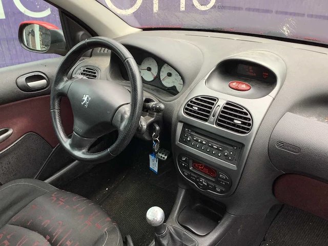 2005 - peugeot - 206 - 1.6-16v gentry - personenauto - afbeelding 9 van  12