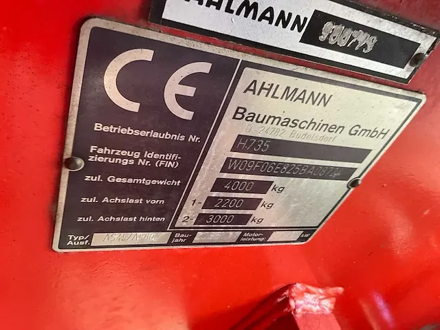 2005 ahlmann manitou as45 / af60e shovel - afbeelding 7 van  21