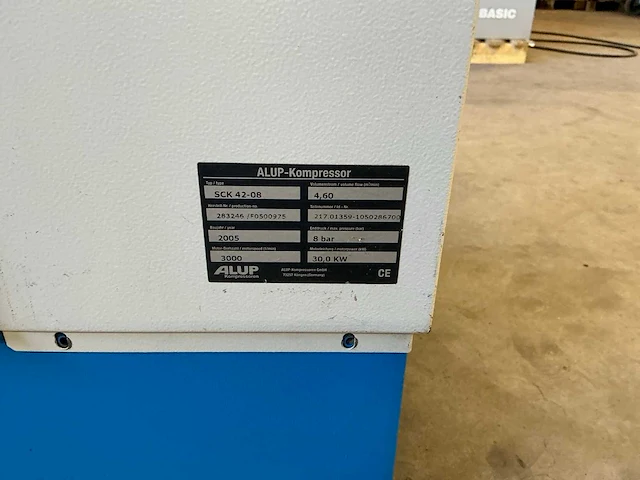 2005 alup sck 42-08 schroefcompressor - afbeelding 6 van  14