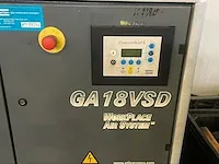 2005 atlas copco ga18vsd schroefcompressor - afbeelding 2 van  4
