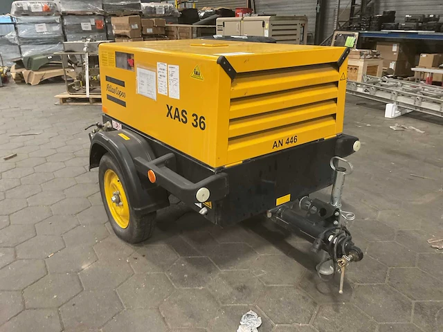 2005 atlas copco xas36 luchtcompressor - afbeelding 1 van  9