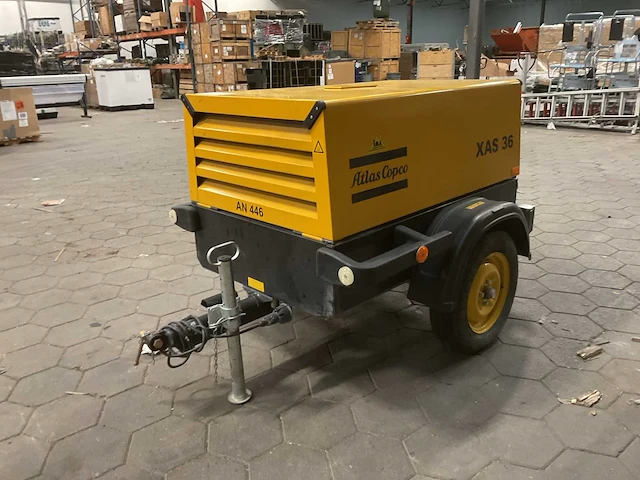 2005 atlas copco xas36 luchtcompressor - afbeelding 2 van  9