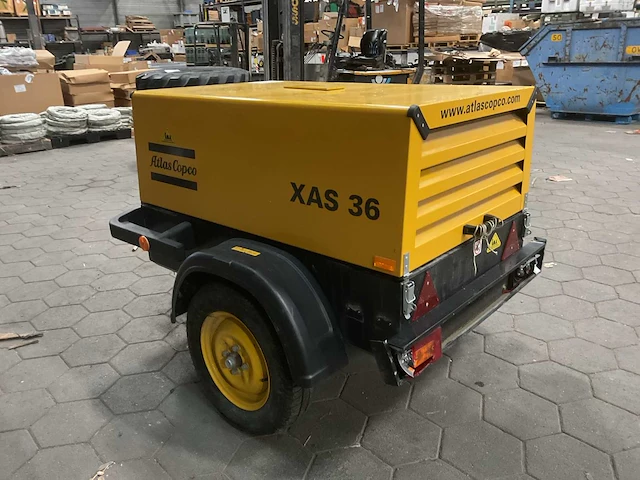 2005 atlas copco xas36 luchtcompressor - afbeelding 3 van  9