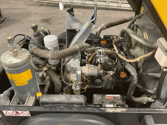 2005 atlas copco xas36 luchtcompressor - afbeelding 6 van  9