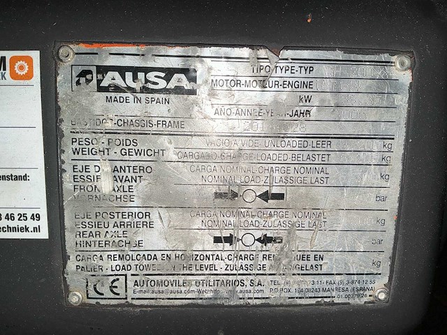 2005 ausa ch200h vorkheftruck - afbeelding 30 van  36