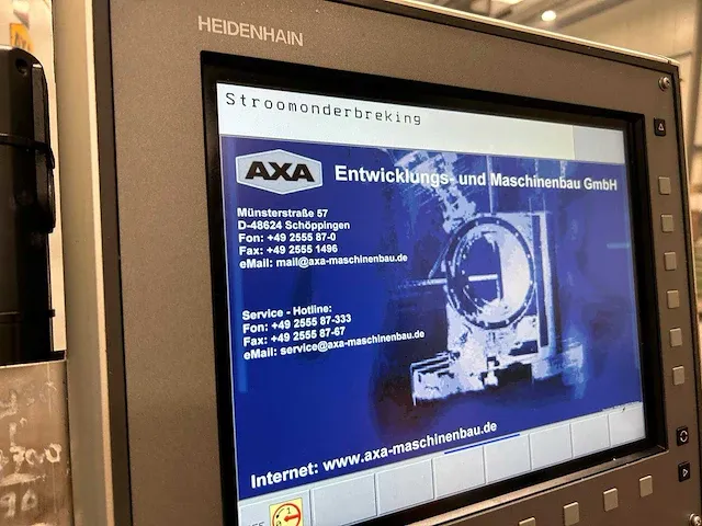 2005 axa vhc-3-3000-m/50/e cnc bewerkingscentrum - afbeelding 15 van  19