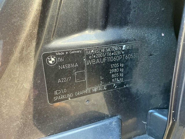 2005 bmw 1-serie 116i personenauto - afbeelding 21 van  29