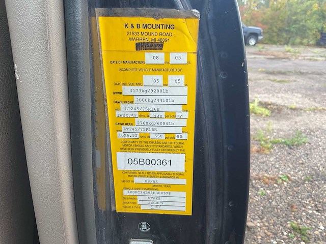 2005 chevrolet silverado 2500 pick up personenauto - afbeelding 14 van  14