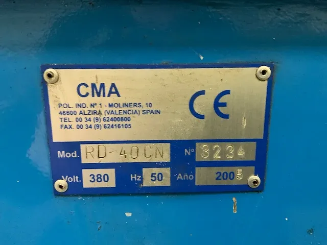 2005 cma rd-40 cn- 9000 cn+ gestuurde coördinatenboormachine - afbeelding 8 van  18