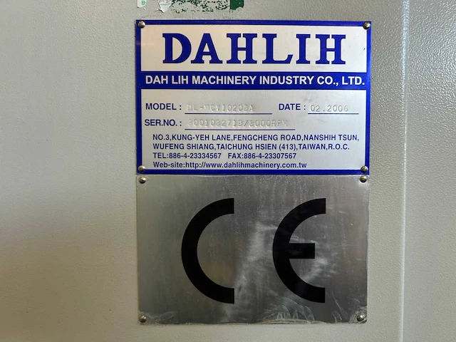 2005 dahlih mcv 1020 ba cnc universele bewerkingscentra - afbeelding 22 van  22