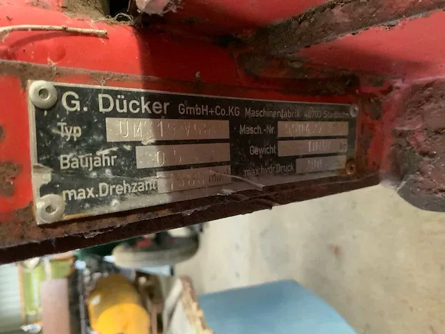 2005 dücker um 19 vg6 klepelmaaier - afbeelding 7 van  15