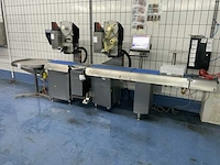 2005 espera es7001 weigh price labeler inclusief roterende tafel - afbeelding 3 van  9