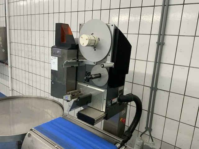 2005 espera es7001 weigh price labeler inclusief roterende tafel - afbeelding 8 van  9