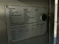 2005 espera es7001 weigh price labeler inclusief roterende tafel - afbeelding 9 van  9