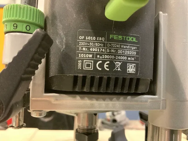 2005 festool of 1010 ebq bovenfrees - afbeelding 4 van  5