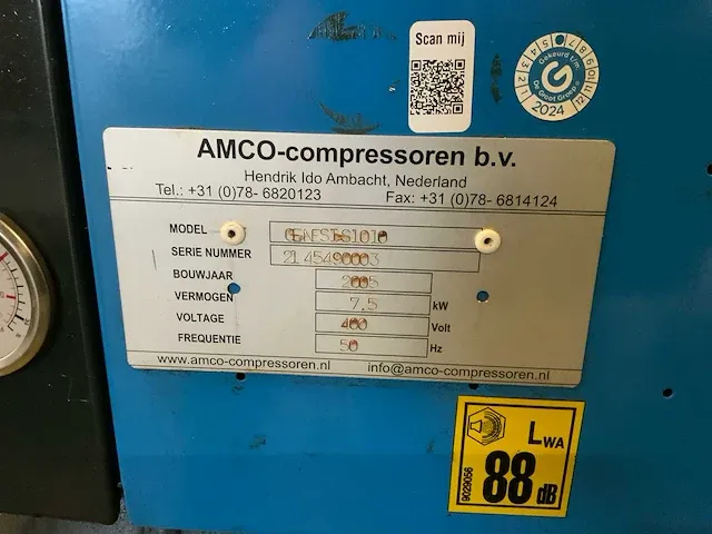 2005 genisis 1010 schroefcompressor - afbeelding 5 van  6