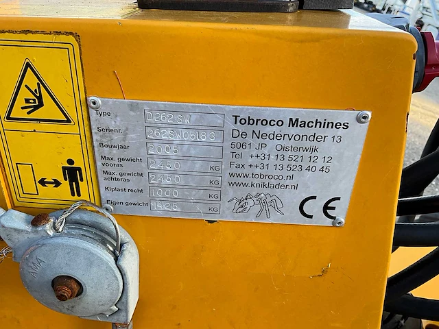 2005 giant d262sw mini shovel tzl-33-b - afbeelding 21 van  28