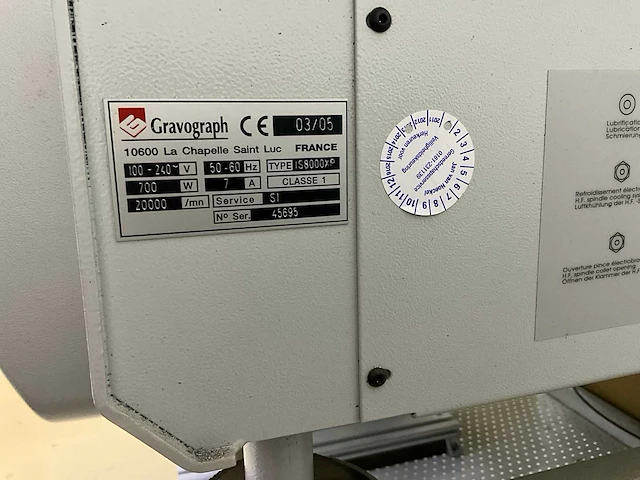 2005 gravograph is8000xp graveer machine - afbeelding 4 van  34