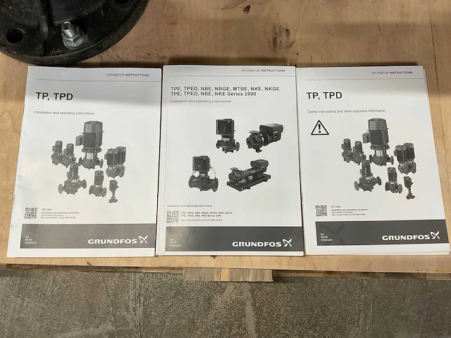2005 grundfos mge90le 4-ff165-ia circulatiepomp - afbeelding 4 van  4